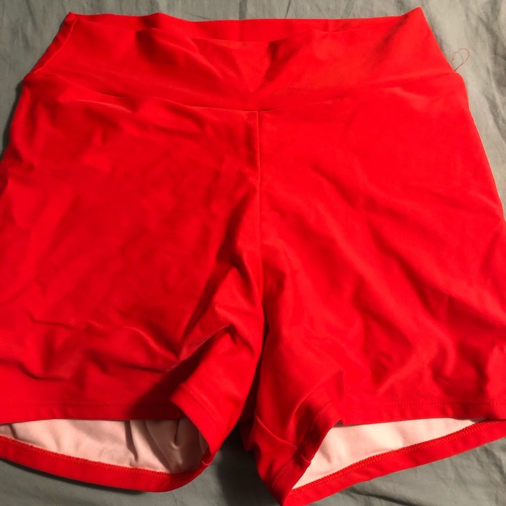 High Waisted Swim Shorts
